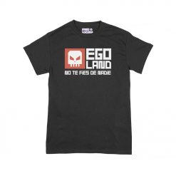 Camiseta Egoland negro Friki Locura