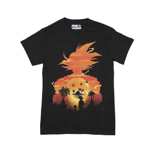 Camiseta Silueta Dragon Ball Goku