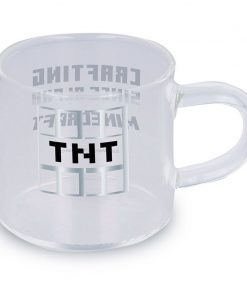 Friki Locura taza cristal pequeña logo TNT