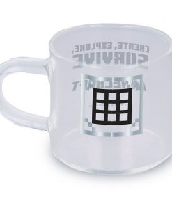 Friki Locura taza cristal pequeña logo cubo