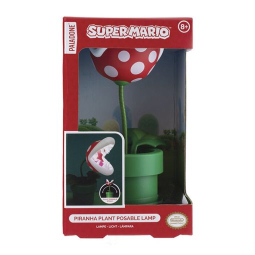 Friki Locura Lámpara Planta Piraña Super Mario caja