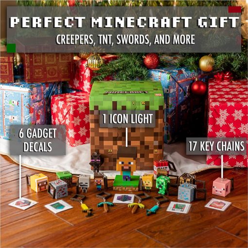 Friki Locura Calendario Adviento Minecraft - Gift Box Cubo contenido