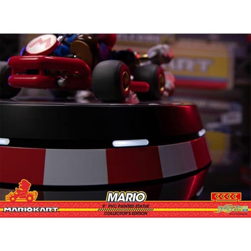 Friki Locura Mario Kart Estatua Mario Collector's Edition iluminación base