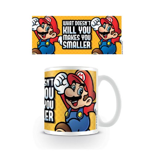 Taza desayuno Super Mario Makes You Smaller